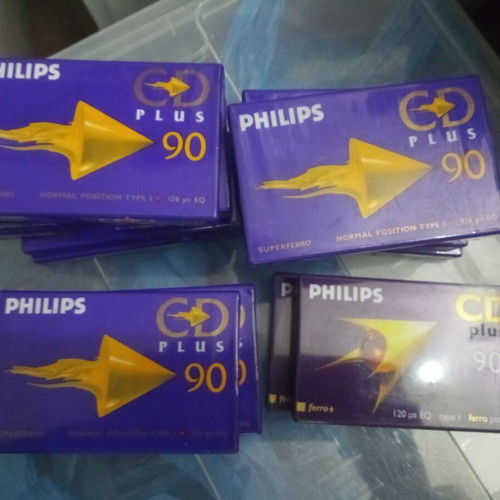 Phillips sealed audio cassettes pack of 15, 90 minutes