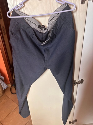 Men's pants size 38 like new, gray