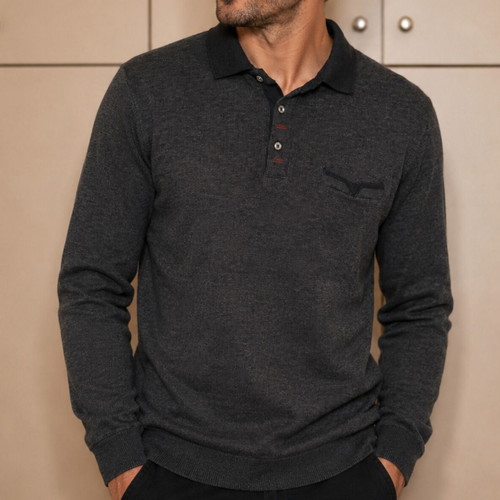 Abercrombie & Fitch men's long-sleeve shirt XL gray like new