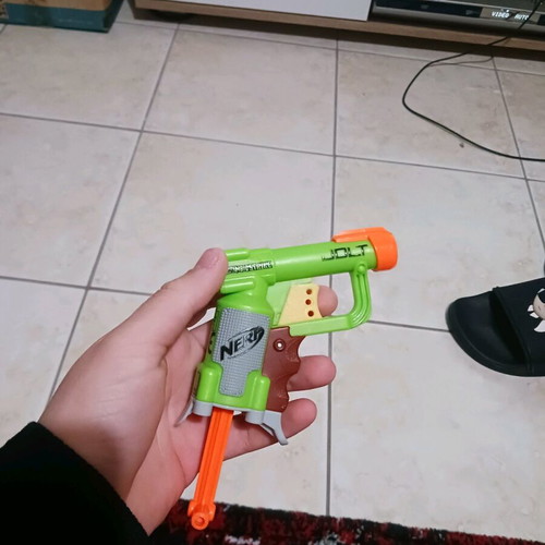 Nerf Jolt, Fortnite and Lawbringer used, excellent condition with darts