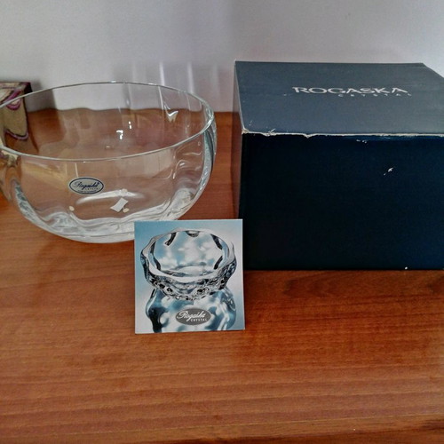 Rogaska crystal fondue bowl 55 cm new