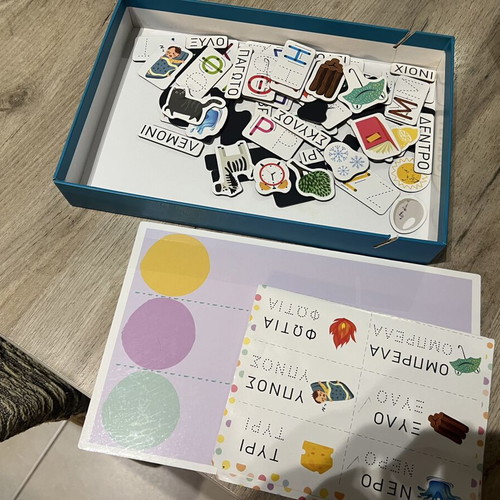 AS Magnet Box Learn to Write and Farm Puzzle Set used