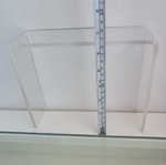 Presentation stand used, plexiglass