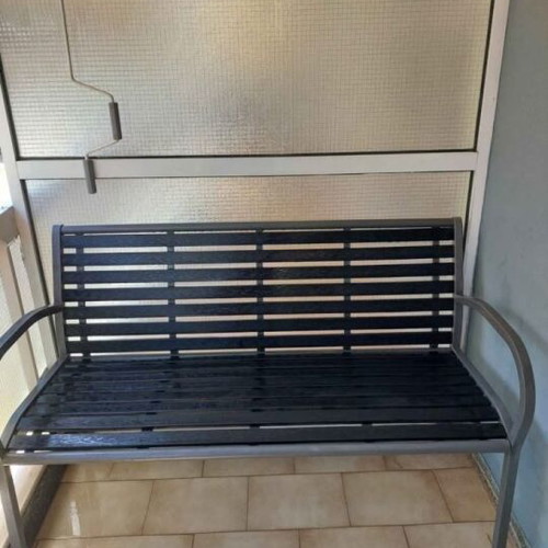 Balcony bench used, ideal for veranda and garden, 1.25m length