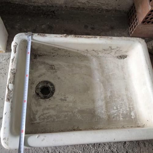 Marble sinks used, ideal for garden and barbecue