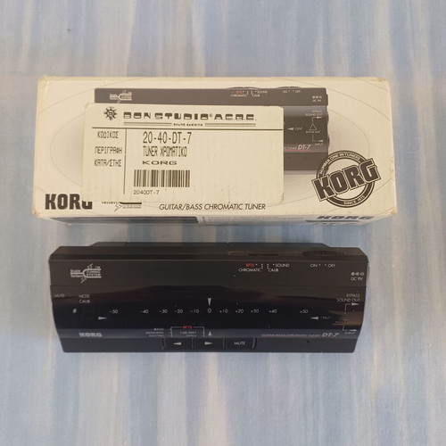Korg DT-7 Guitar Bass Chromatic Tuner used