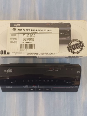 Korg DT-7 Guitar Bass Chromatic Tuner used