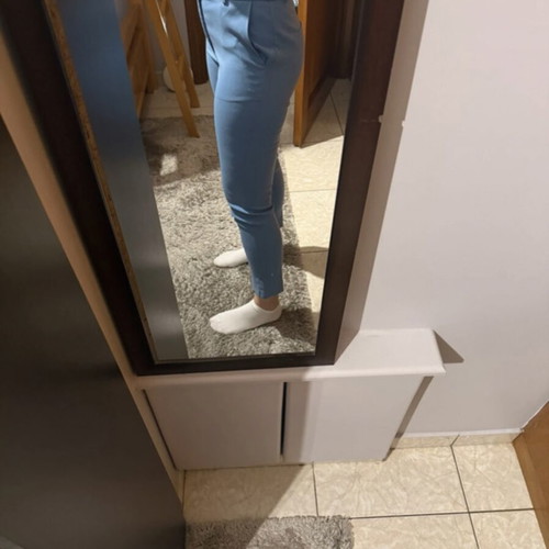 Stradivarius pants M baby blue slim fit like new