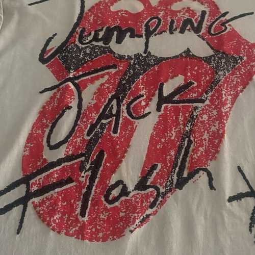 House of the Gods women's Rolling Stones top size M like new, gray