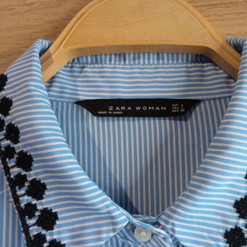 Women’s blue Zara shirt size L like new