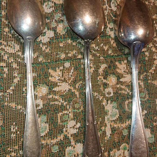 Vintage utensils used with markings