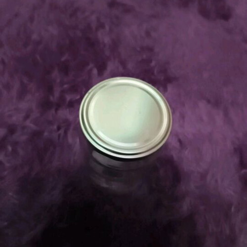 Glass cylindrical jar 720ml used with metal screw lid
