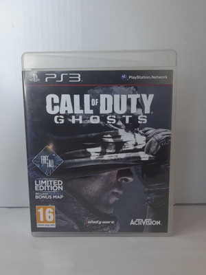 Call of Duty Ghosts PS3 game like new, English version, manual included
