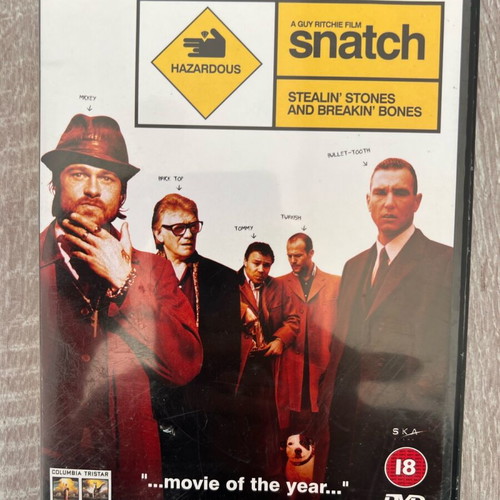 Snatch DVD used, no Greek subtitles