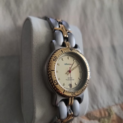 O'Neil men's watch like new, gold and silver