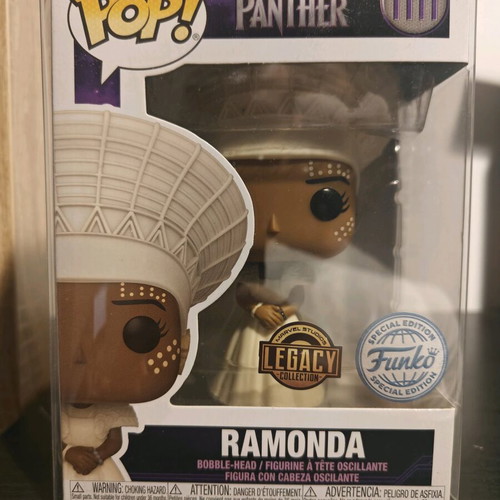 Funko Pop Marvel Black Panther Ramonda (Legacy) figure like new
