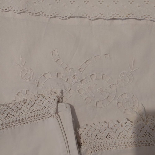 Vintage duvet cover with two pillowcases new