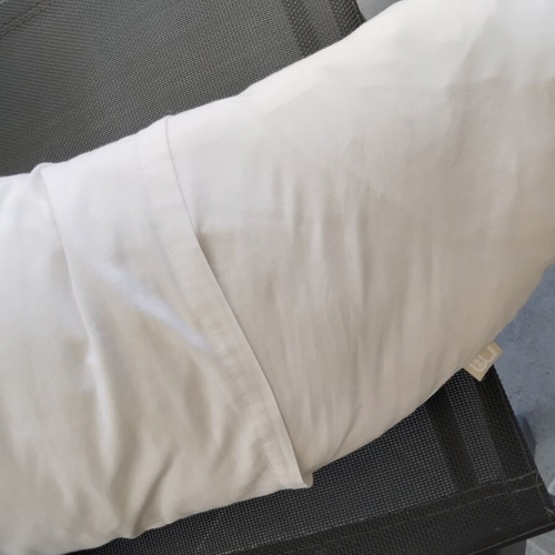 Mothercare nursing pillow used with removable pillowcase