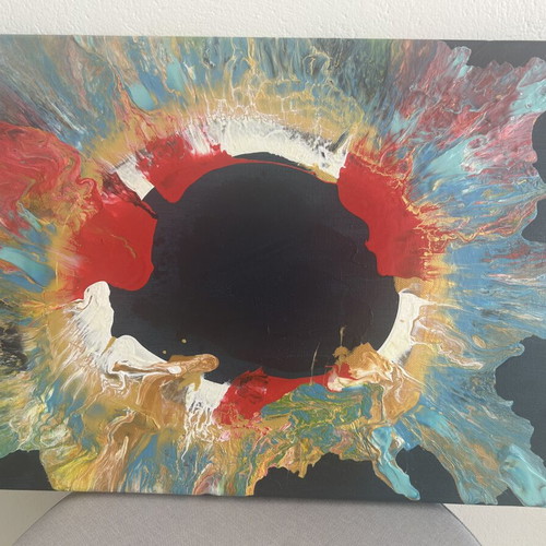Abstract painting Colors Without Limits, made to order