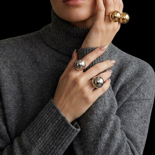 Rings new gold and silver