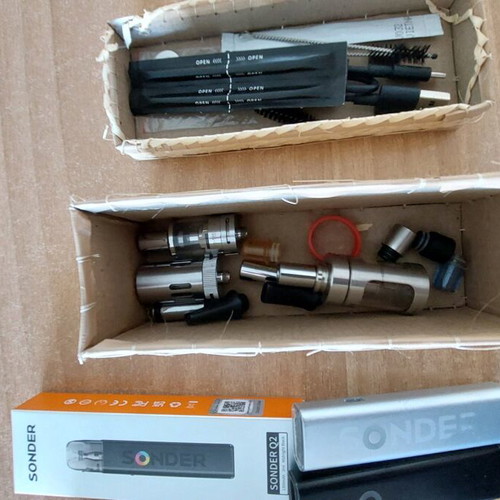 Heated and electronic cigarette items used