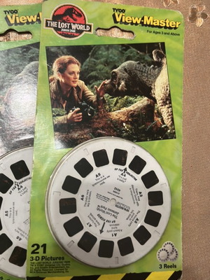 View Master The Lost World Jurassic Park πακέτο 9 καινούργιες