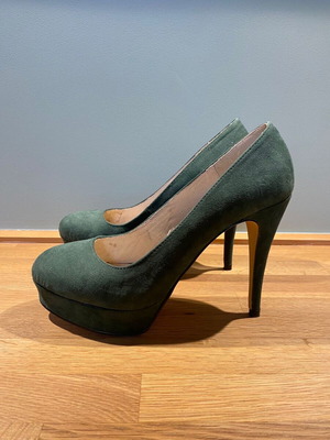 Bianco pumps used, cypress green, size 39