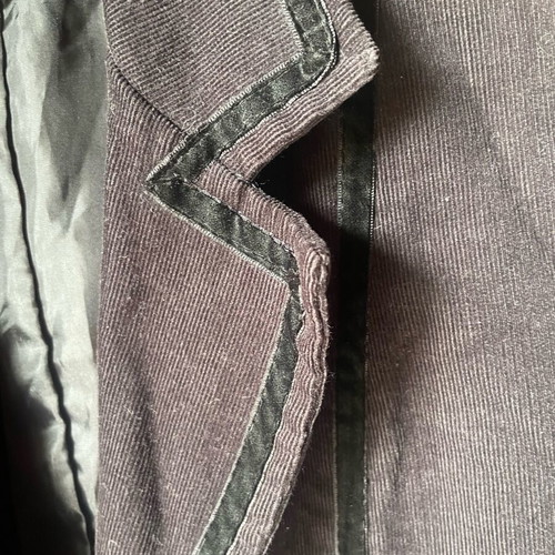 Corduroy jacket S like new, black with pocket decoration