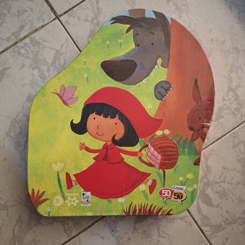 Red Riding Hood puzzle used, 24 pieces