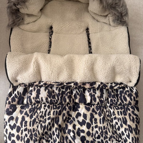 Baby Matex Leopard Stroller Footmuff like new