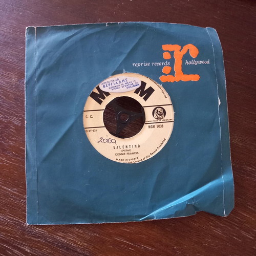 45 RPM record Connie Francis pop single like new