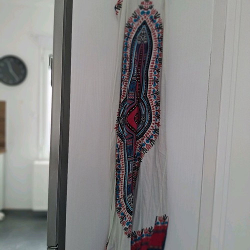 Boho maxi dress like new, multicolored, size S