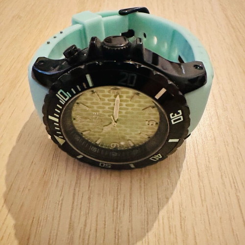 Kyboe Giant 48 Series watch 10 ATM new, black and turquoise