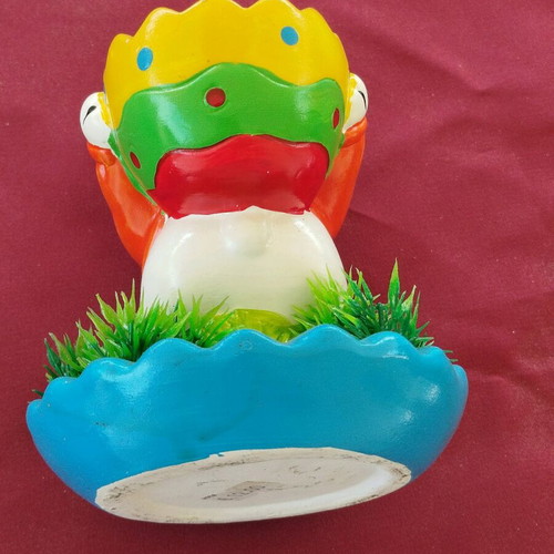 Egg holder bunny new, porcelain with nice colors