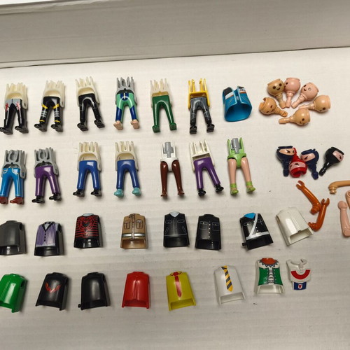 Playmobil figure parts like new, legs, bodies, hands, heads