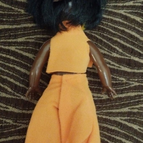 Vintage doll Leila 1970-1980 used with original clothes