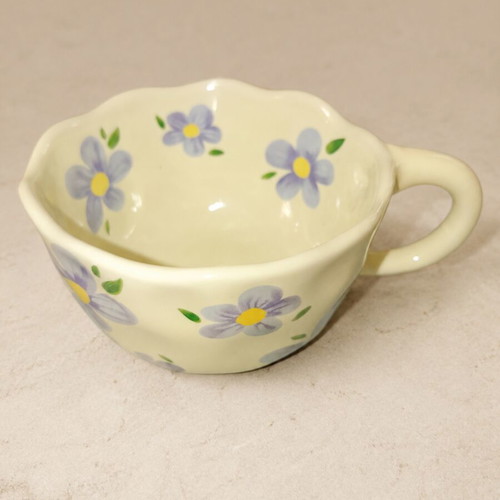 Ceramic cup floral new