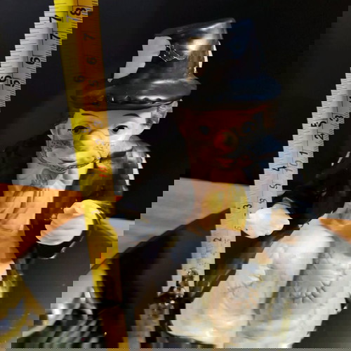 Фигурка на клоун хобо употребявана, винтидж