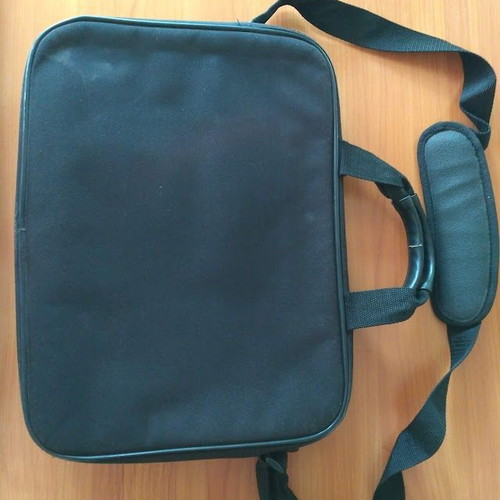HP laptop bag used, black, 43x32 cm