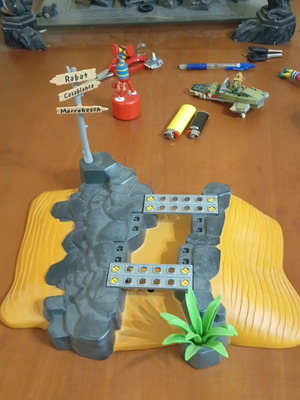 Playmobil base like new from the motorcycle series