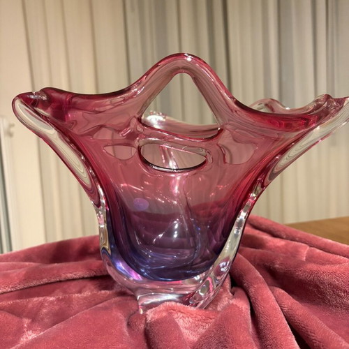 Bohemia Crystal Original Rainbow Bowl Like New