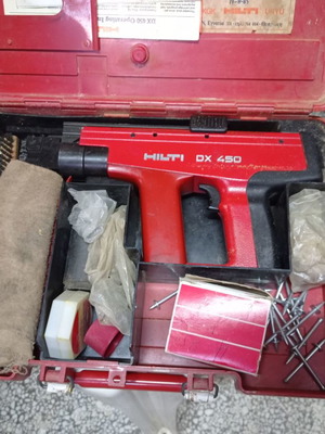 HILTI DX 450 SCT ИНСТРУМЕНТИ ИНСТРУМЕНТ ЗА ИЗПИТВАНЕ НА БЕТОН ЗА ВЗРИВЯВАНЕ