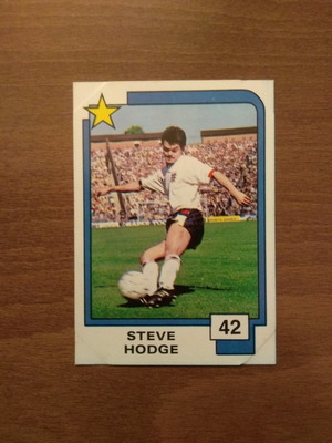 Κάρτα Panini Soccer Superstars 1988 Νο42 Steve Hodge μεταχειρισμένη