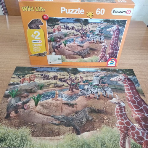 Wild Animals Puzzle 60 pieces used