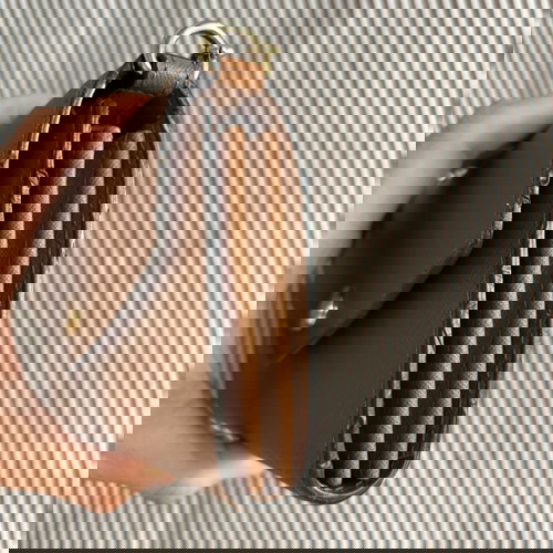 Michael Kors crossbody wallet like new, camel color