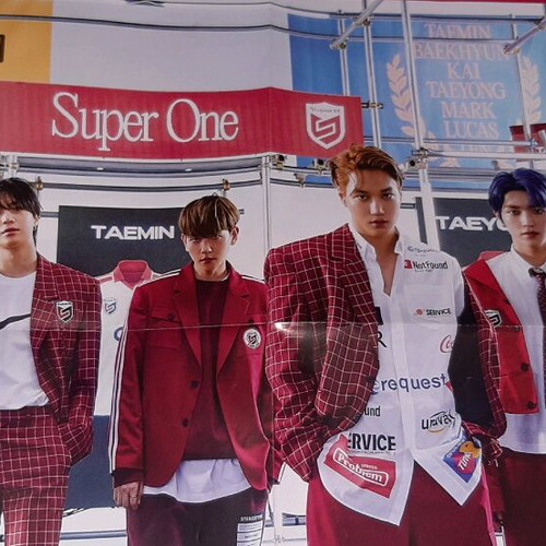 Super M poster with Liak like new, from Teenage magazine