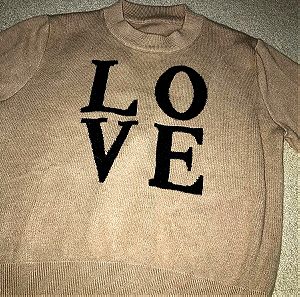 Πουλόβερ καφέ παιδικο. Brown children's sweater