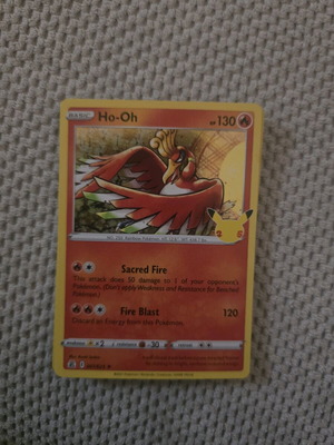 Ho-oh Pokemon card holo new