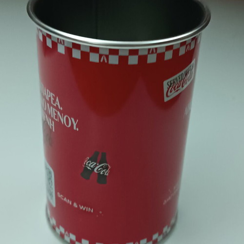 Μεταλλικό διαφημιστικό κουτί Coca Cola
