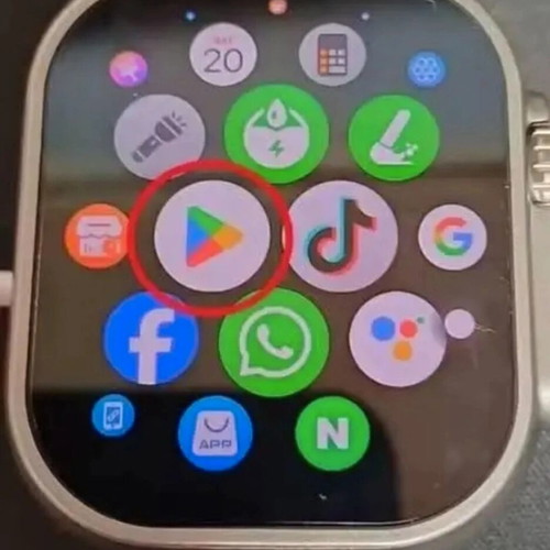 Android smartwatch with SIM, WiFi, 32GB storage, 2GB RAM